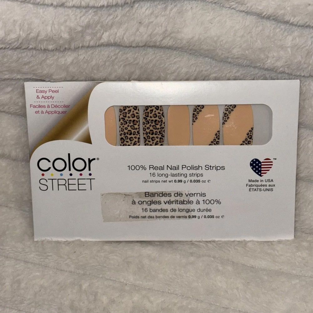Color Street Trend Spotted Nail Polish Strips Animal Print Retired Leopard